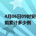 4月06日09时安徽安庆今天疫情最新情况及安庆最新疫情目前累计多少例