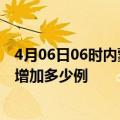 4月06日06时内蒙古兴安最新疫情情况数量及兴安疫情今天增加多少例