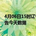 4月06日15时辽宁本溪疫情最新确诊数据及本溪疫情最新通告今天数据