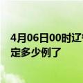 4月06日00时辽宁本溪疫情新增病例详情及本溪疫情今天确定多少例了