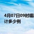 4月07日09时福建泉州疫情消息实时数据及泉州这次疫情累计多少例