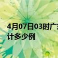 4月07日03时广东阳江疫情今日数据及阳江最新疫情目前累计多少例