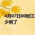 4月07日00时江苏镇江疫情情况数据及镇江疫情今天确定多少例了