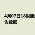 4月07日18时浙江湖州最新疫情确诊人数及湖州疫情最新报告数据