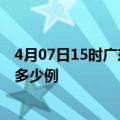 4月07日15时广东河源疫情今天多少例及河源疫情最新确诊多少例