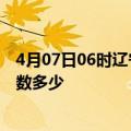 4月07日06时辽宁阜新疫情情况数据及阜新新冠疫情累计人数多少