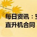 每日资讯：空客：与捷德航空签署50架H160直升机合同