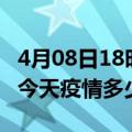 4月08日18时新疆和田疫情新增病例数及和田今天疫情多少例了