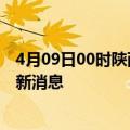 4月09日00时陕西咸阳疫情动态实时及咸阳疫情确诊人员最新消息