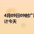 4月09日09时广西来宾疫情情况数据及来宾疫情最新数据统计今天