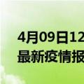 4月09日12时河南焦作最新疫情状况及焦作最新疫情报告发布