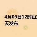 4月09日12时山东枣庄疫情最新公布数据及枣庄最新消息今天发布