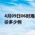 4月09日06时海南五指山疫情最新动态及五指山疫情最新确诊多少例