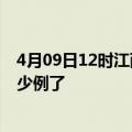 4月09日12时江西九江今日疫情数据及九江疫情患者累计多少例了