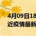 4月09日18时上海疫情新增确诊数及上海最近疫情最新消息数据