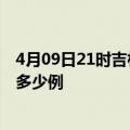 4月09日21时吉林四平疫情情况数据及四平疫情到今天总共多少例