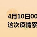 4月10日00时安徽铜陵疫情情况数据及铜陵这次疫情累计多少例