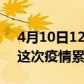 4月10日12时广东清远疫情情况数据及清远这次疫情累计多少例