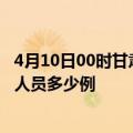 4月10日00时甘肃定西疫情最新防疫通告 定西最新新增确诊人员多少例