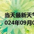 当天最新天气报告-钟山天气预报六盘水钟山2024年09月06日天气