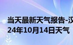 当天最新天气报告-汉寿天气预报常德汉寿2024年10月14日天气