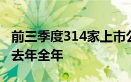 前三季度314家上市公司拟购董责险，数量超去年全年