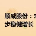 顺威股份：未来公司工程塑料业务有望能进一步稳健增长