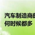 汽车制造商的产品组合中的交叉产品比以往任何时候都多